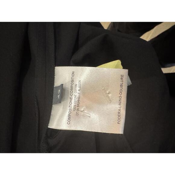 ALEXANDER MCQUEEN ENGINEERED Cotton Steampunk Mini Dress Top 42 BLACK - Picture 5 of 6